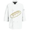 Button Chef Coat with Thermometer Pocket Thumbnail
