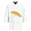Button Chef Coat with Thermometer Pocket Thumbnail