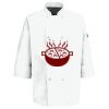 Button Chef Coat with Thermometer Pocket Thumbnail