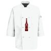 Button Chef Coat with Thermometer Pocket Thumbnail