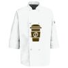Button Chef Coat with Thermometer Pocket Thumbnail