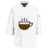 Button Chef Coat with Thermometer Pocket Thumbnail