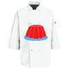 Button Chef Coat with Thermometer Pocket Thumbnail
