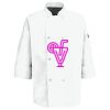Button Chef Coat with Thermometer Pocket Thumbnail