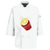 Button Chef Coat with Thermometer Pocket Thumbnail
