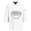 Button Chef Coat with Thermometer Pocket Thumbnail