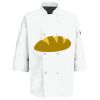 Button Chef Coat with Thermometer Pocket Thumbnail