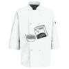 Button Chef Coat with Thermometer Pocket Thumbnail