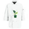 Button Chef Coat with Thermometer Pocket Thumbnail