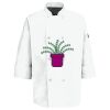 Button Chef Coat with Thermometer Pocket Thumbnail