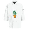 Button Chef Coat with Thermometer Pocket Thumbnail