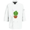 Button Chef Coat with Thermometer Pocket Thumbnail