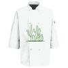 Button Chef Coat with Thermometer Pocket Thumbnail