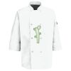 Button Chef Coat with Thermometer Pocket Thumbnail