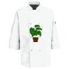 Button Chef Coat with Thermometer Pocket Thumbnail
