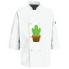 Button Chef Coat with Thermometer Pocket Thumbnail