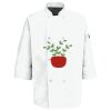 Button Chef Coat with Thermometer Pocket Thumbnail
