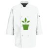 Button Chef Coat with Thermometer Pocket Thumbnail