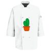Button Chef Coat with Thermometer Pocket Thumbnail