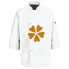 Button Chef Coat with Thermometer Pocket Thumbnail