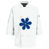 Button Chef Coat with Thermometer Pocket Thumbnail