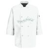Button Chef Coat with Thermometer Pocket Thumbnail