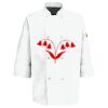 Button Chef Coat with Thermometer Pocket Thumbnail