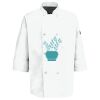 Button Chef Coat with Thermometer Pocket Thumbnail