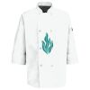 Button Chef Coat with Thermometer Pocket Thumbnail