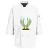 Button Chef Coat with Thermometer Pocket Thumbnail