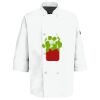 Button Chef Coat with Thermometer Pocket Thumbnail