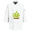 Button Chef Coat with Thermometer Pocket Thumbnail