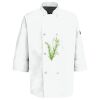 Button Chef Coat with Thermometer Pocket Thumbnail