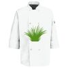 Button Chef Coat with Thermometer Pocket Thumbnail