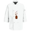 Button Chef Coat with Thermometer Pocket Thumbnail