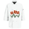 Button Chef Coat with Thermometer Pocket Thumbnail