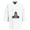Button Chef Coat with Thermometer Pocket Thumbnail