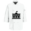 Button Chef Coat with Thermometer Pocket Thumbnail