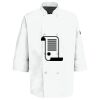 Button Chef Coat with Thermometer Pocket Thumbnail