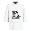 Button Chef Coat with Thermometer Pocket Thumbnail