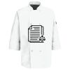 Button Chef Coat with Thermometer Pocket Thumbnail