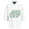 Button Chef Coat with Thermometer Pocket Thumbnail