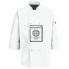 Button Chef Coat with Thermometer Pocket Thumbnail