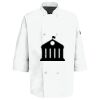 Button Chef Coat with Thermometer Pocket Thumbnail