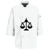 Button Chef Coat with Thermometer Pocket Thumbnail