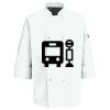 Button Chef Coat with Thermometer Pocket Thumbnail