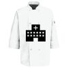 Button Chef Coat with Thermometer Pocket Thumbnail