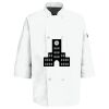 Button Chef Coat with Thermometer Pocket Thumbnail