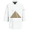 Button Chef Coat with Thermometer Pocket Thumbnail