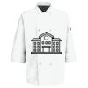 Button Chef Coat with Thermometer Pocket Thumbnail